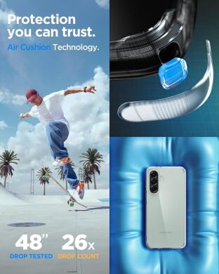 Защитный чехол Spigen (SGP) Ultra Hybrid для Samsung Galaxy A56 (A566) ACS09293 - Matte Black