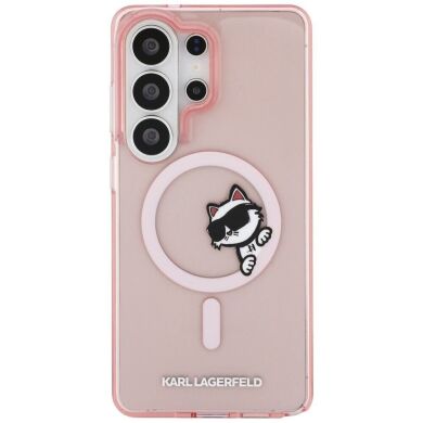 Защитный чехол Karl Lagerfeld IML Peekaboo MagSafe для Samsung Galaxy S26 Ultra (KLHMS26L6HCPSCP) - Pink