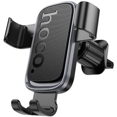 Автомобільний тримач Hoco H80 - Black / Metal Gray
