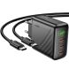 Сетевое зарядное устройство Hoco CS27A 67W (3Type-C + USB) + кабель Type-C to Type-C - Black. Фото 4 из 7