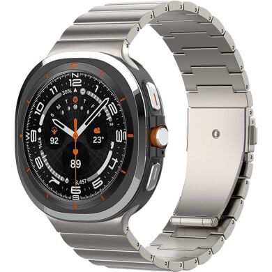 Ремінець Deexe Steel Strap для Samsung Galaxy Watch 8 (40/44mm) / 8 Classic - Titanium