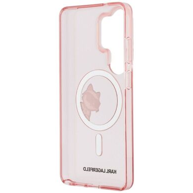 Защитный чехол Karl Lagerfeld IML Peekaboo MagSafe для Samsung Galaxy S26 Ultra (KLHMS26L6HCPSCP) - Pink