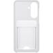 Оригинальный защитный чехол Card Slot Case для Samsung Galaxy A27 (A276) EF-OA276TJEGWW - Light Gray. Фото 5 из 6