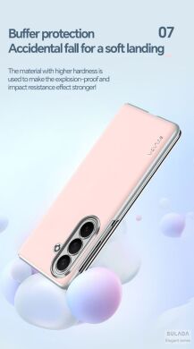 Защитный чехол SULADA Magnetic Leather Case для Samsung Galaxy Fold 8 Ultra - Pink