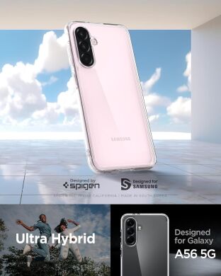 Защитный чехол Spigen (SGP) Ultra Hybrid для Samsung Galaxy A56 (A566) ACS09293 - Matte Black
