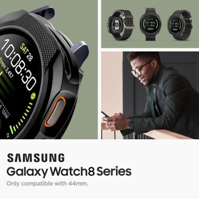 Защитный чехол Spigen (SGP) Liquid Air Case для Samsung Galaxy Watch 8 (44mm) ACS09839 - Matte Black