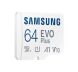 Карта памяти MicroSDXC Samsung 64GB EVO Plus C10 UHS-I + адаптер (MB-MC64KA/EU). Фото 4 из 6