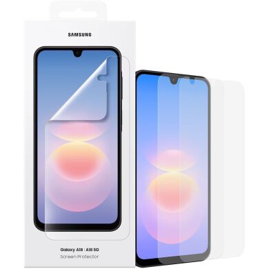 Комплект оригинальных защитных пленок Screen Protector для Samsung Galaxy A18 (A185) EF-UA186CTEGWW