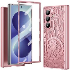 Защитный чехол UniCase Mechanical Legend для Samsung Galaxy Fold 8 Ultra - Rose Gold