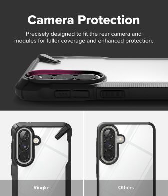 Захисний чохол Ringke Fusion X для Samsung Galaxy A57 (A576) 8800328818040 - Black