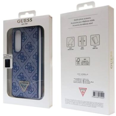 Защитный чехол Guess Leather Triangle для Samsung Galaxy Fold 5 - Blue