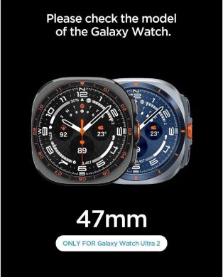Захисний чохол Spigen Rugged Armor (FW) для Samsung Galaxy Watch Ultra 2 (ACS11611) - Matte Black