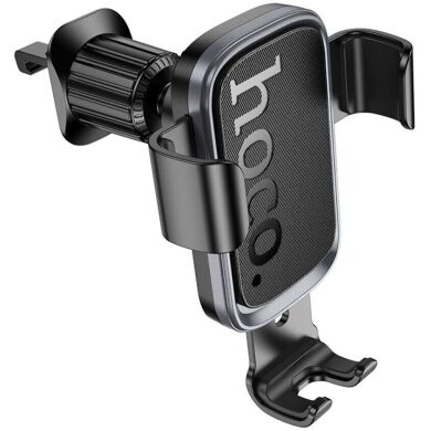 Автомобільний тримач Hoco H80 - Black / Metal Gray
