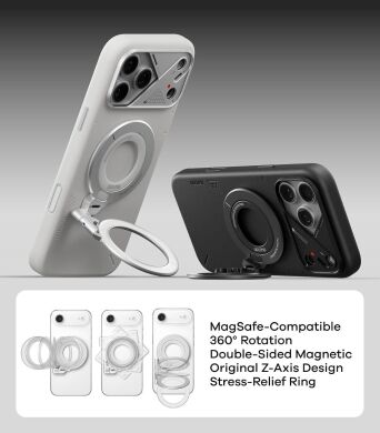 Магнітне кільце-тримач AULUMU G09 Infinite 360 Magnetic Stand - Black