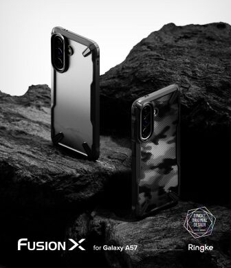 Захисний чохол Ringke Fusion X для Samsung Galaxy A57 (A576) 8800328818040 - Black