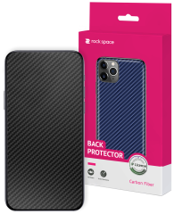 Наклейка на заднюю панель RockSpace Carbon Fiber Series для Samsung Galaxy A41 (A415) - Black