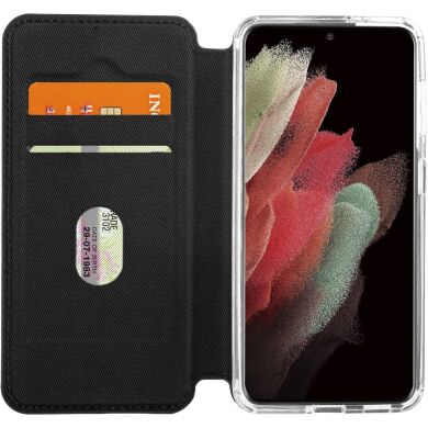 Чехол 3SIXT SlimFolio для Samsung Galaxy S21 Ultra (G998) 3S-2078 - Black