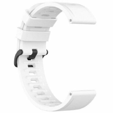 Ремешок UniCase Silicone Strap для часов с шириной крепления 20мм - White