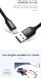 Кабель Baseus Three Primary Colors 3-in-1 USB to Lightning + Micro + Type-C (3.5A, 30cm) CAMLT-ASY01 - Black. Фото 19 из 21