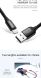 Кабель Baseus Three Primary Colors 3-in-1 USB to Lightning + Micro + Type-C (3.5A, 30cm) CAMLT-ASY01 - Black