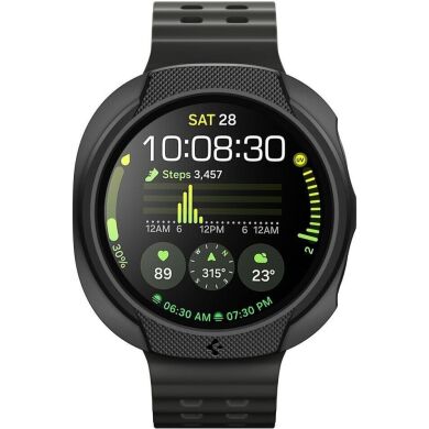 Защитный чехол Spigen (SGP) Liquid Air Case для Samsung Galaxy Watch 8 (44mm) ACS09839 - Matte Black