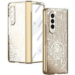 Защитный чехол UniCase Mechanical Legend для Samsung Galaxy Fold 4 - Champagne Gold