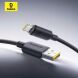 Кабель Baseus Foamed Silicone USB to Type-C (100W, 1m) E0426800 - Black. Фото 3 из 6