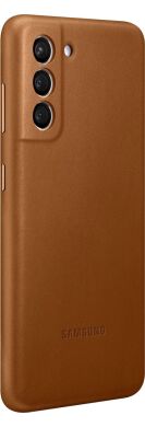Чехол Leather Cover для Samsung Galaxy S21 (G991) EF-VG991LAEGRU - Brown