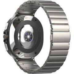 Ремешок Deexe Steel Strap для Samsung Galaxy Watch 8 (40/44mm) / 8 Classic - Titanium
