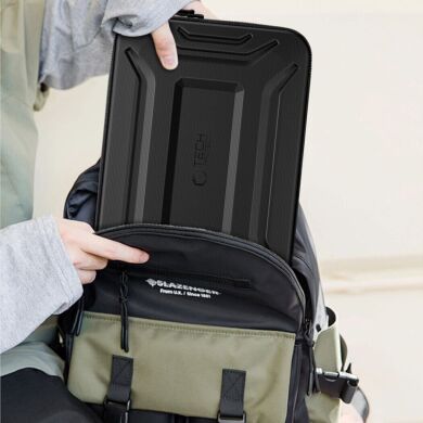 Универсальный чехол Tech-Protect Kevlar Pro для ноутбука диагональю 13–14 дюймов - Black