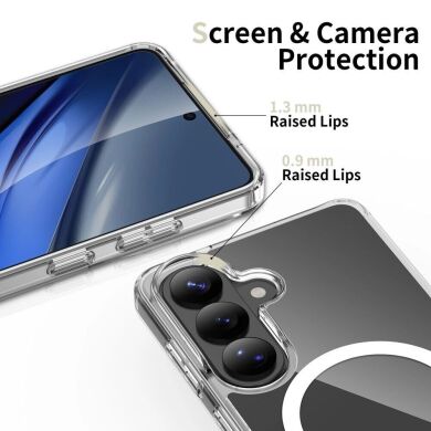 Захисний чохол Tech-Protect FlexAir Hybrid MagSafe для Samsung Galaxy A56 (A566) / A37 (A376) / A36 (A366) - Clear