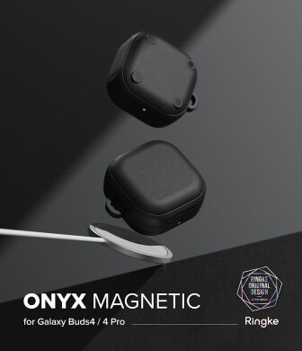 Захисний чохол Ringke Onyx Magnetic для Samsung Galaxy Buds 4 / Buds 4 Pro (8800328816800) - Black