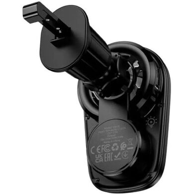 Автомобильный держатель с беспроводной зарядкой Hoco HW36 (15W) Air Outlet - Black