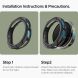 Защитный чехол Spigen (SGP) Liquid Air Case для Samsung Galaxy Watch 8 (44mm) ACS09839 - Matte Black. Фото 15 из 15