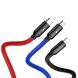 Кабель Baseus Three Primary Colors 3-in-1 USB to Lightning + Micro + Type-C (3.5A, 30cm) CAMLT-ASY01 - Black. Фото 5 из 21