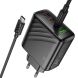 Сетевое зарядное устройство Hoco CS27A 67W (3Type-C + USB) + кабель Type-C to Type-C - Black. Фото 2 из 7