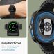 Защитный чехол Spigen (SGP) Liquid Air Case для Samsung Galaxy Watch 8 (44mm) ACS09839 - Matte Black. Фото 12 из 15