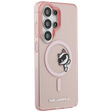 Защитный чехол Karl Lagerfeld IML Peekaboo MagSafe для Samsung Galaxy S26 Ultra (KLHMS26L6HCPSCP) - Pink