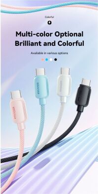 Кабель ESSAGER Breeze Type-C to Type-C (100W, 2m) EXCTT1-WLA02-P - White