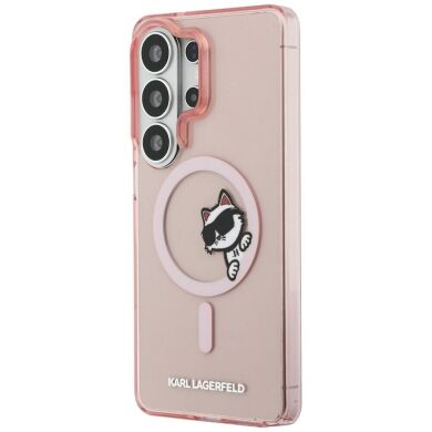 Защитный чехол Karl Lagerfeld IML Peekaboo MagSafe для Samsung Galaxy S26 Ultra (KLHMS26L6HCPSCP) - Pink