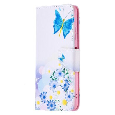 Чохол-книжка Deexe Color Wallet для Samsung Galaxy A22 5G (A226) - Butterfly and Flower