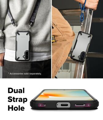 Захисний чохол Ringke Fusion X для Samsung Galaxy A57 (A576) 8800328818040 - Black