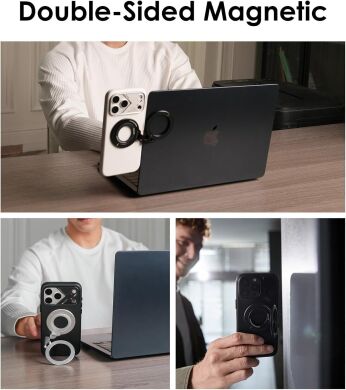 Магнітне кільце-тримач AULUMU G09 Infinite 360 Magnetic Stand - Black