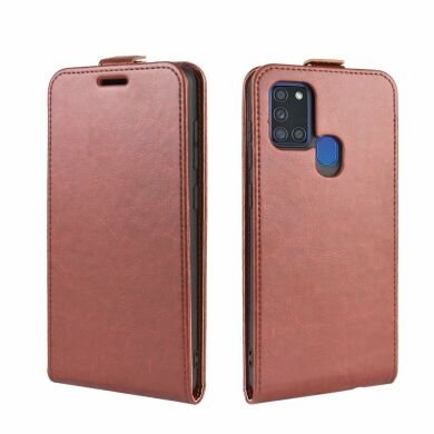 Чохол Deexe Flip Case для Samsung Galaxy A21s (A217) - Brown