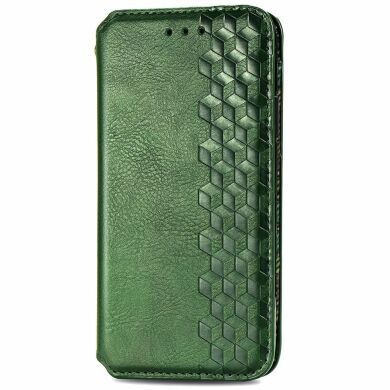 Чехол Deexe Rhombus Wallet для Samsung Galaxy A06 (A065) - Green