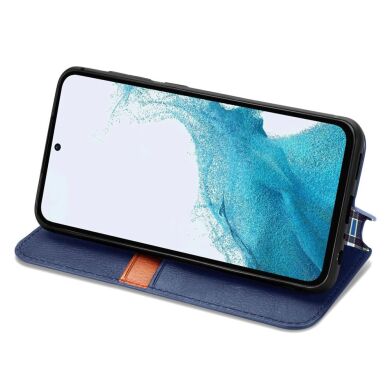 Чехол Deexe Rhombus Wallet для Samsung Galaxy A36 (A366) / A56 (A566) - Blue