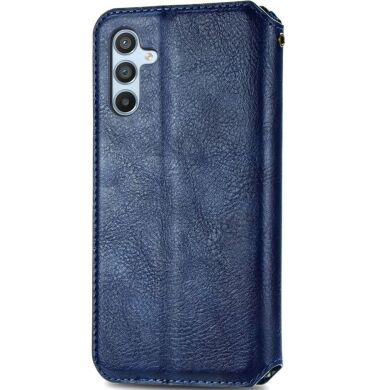 Чехол Deexe Rhombus Wallet для Samsung Galaxy A36 (A366) / A56 (A566) - Blue