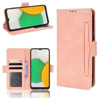 Чохол Deexe Wallet Stand для Samsung Galaxy A03 Core (A032) - Pink