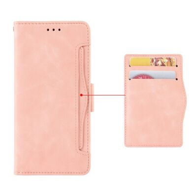 Чехол Deexe Wallet Stand для Samsung Galaxy A03 Core (A032) - Pink