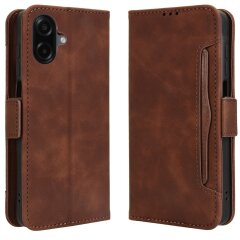 Чехол Deexe Wallet Stand для Samsung Galaxy A07 (A075) - Brown